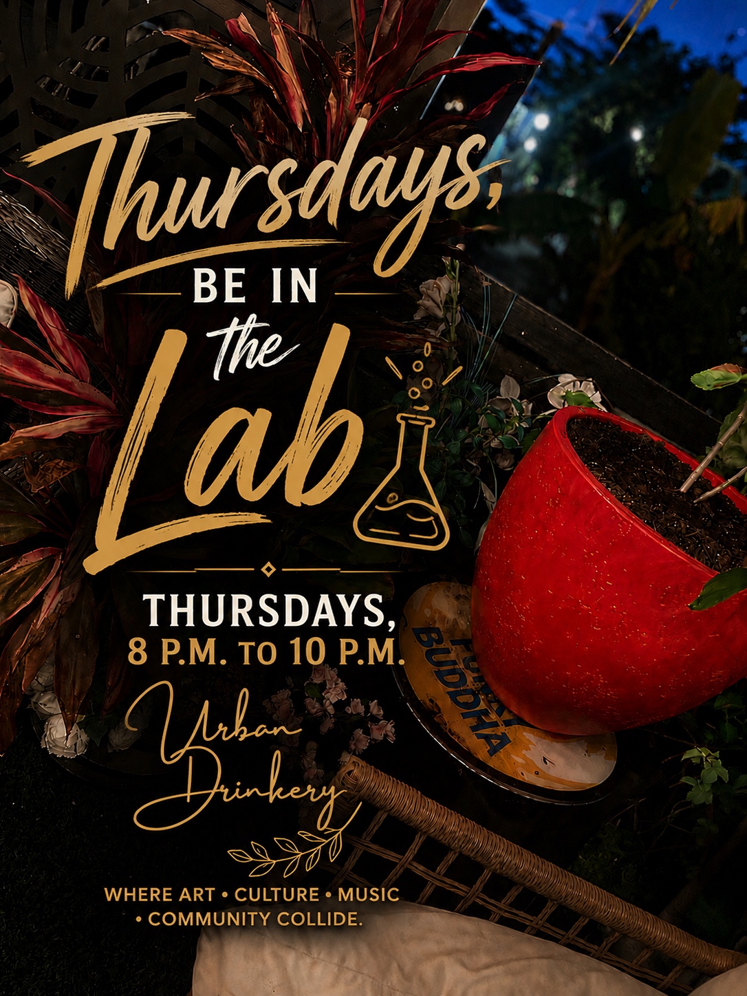 Thursdays Be in the Lab at Urban Drinkery