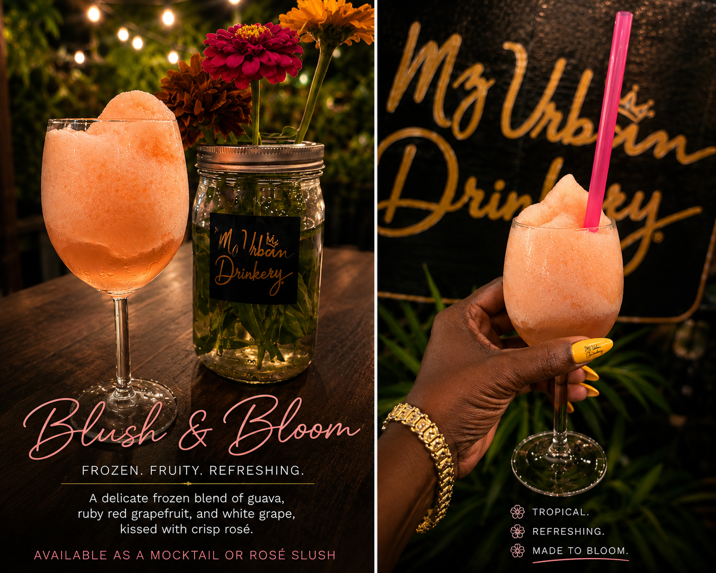 A beautifully crafted Urban Drinkery cocktail
